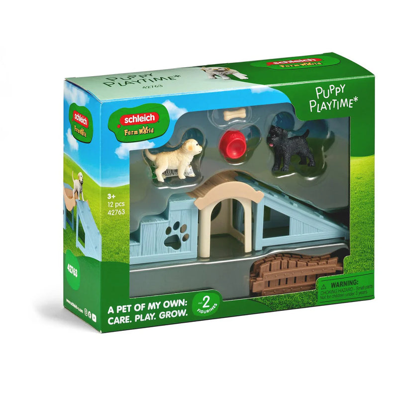Schleich Puppy Playtime 42763