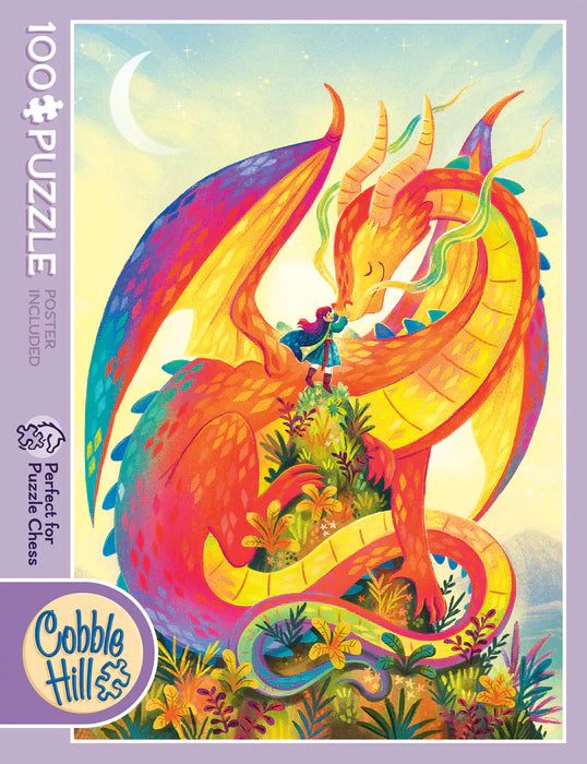 Cobble Hill 100 Piece Puzzle - Rainbow Dragon