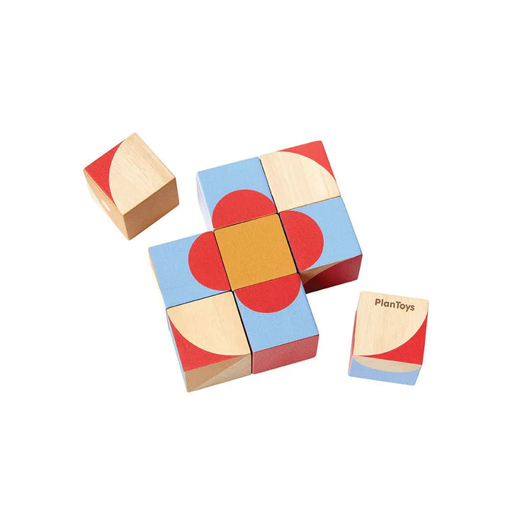 Plan Toys Geo Pattern Cubes