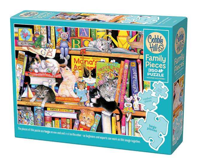 Cobble Hill Family Puzzle 350 Piece - Storytime Kittens