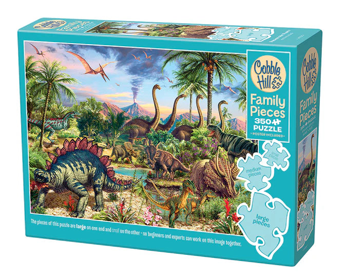 Cobble Hill Family Puzzle 350 Piece - Prehistoric Party