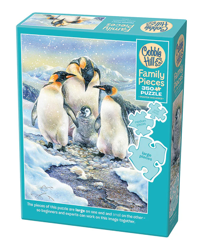 Cobble Hill Family Puzzle 350 Piece - Penguin Family