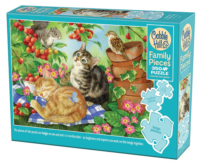 Cobble Hill Family Puzzle 350 Piece - Under the Cherry Tree
