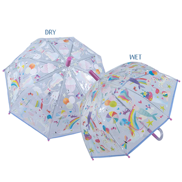 Colour Changing Transparent Umbrella - Various Styles