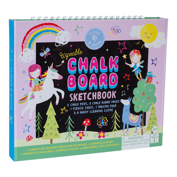 Chalk Board Sketchbook - Rainbow Fairy