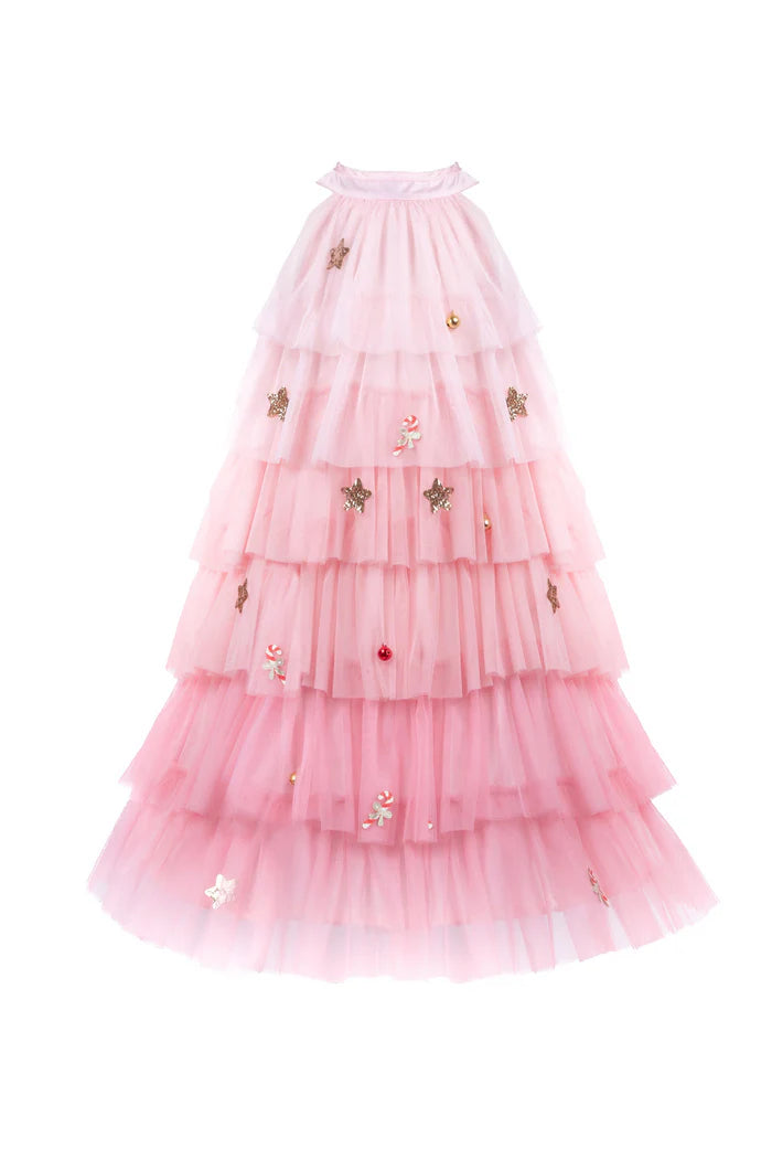 Great Pretenders Blush Christmas Tree Dress & Headpiece - 2 Sizes