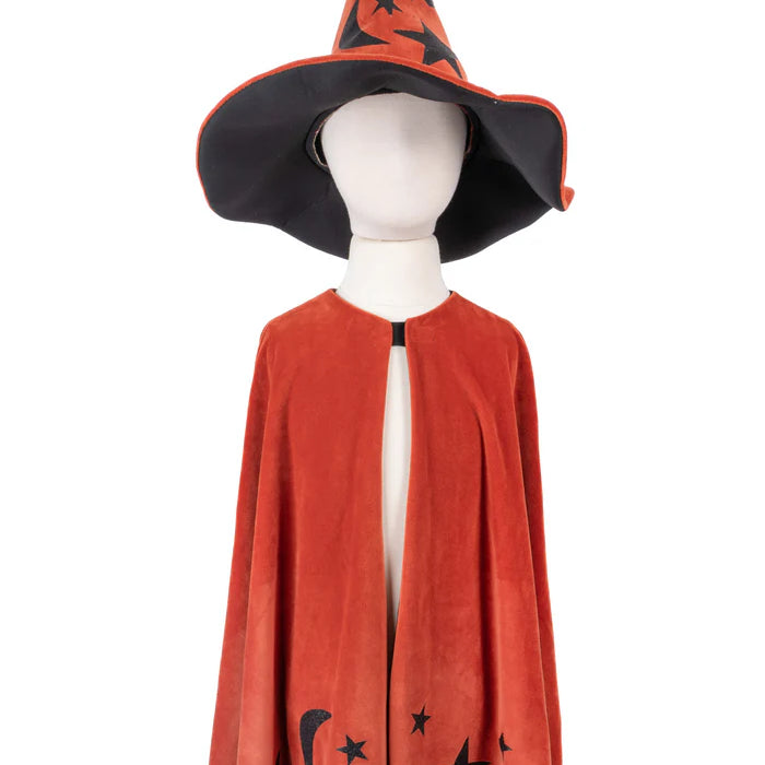 Great Pretenders Autumn Embers Wizard Cape and Hat SZ 4-6