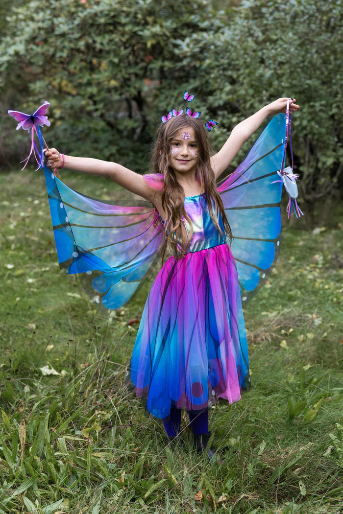 Great Pretenders Butterfly Twirl Dress with Wings & Headband - Various Sizes