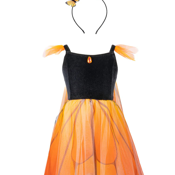 Great Pretenders Monarch Butterfly Twirl Dress with Wings & Headband - Various Sizes