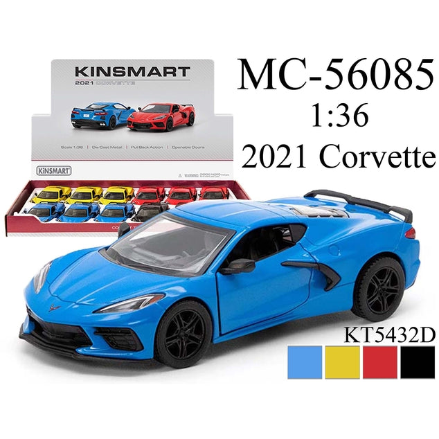 Diecast 2021 Corvette - Various Colours