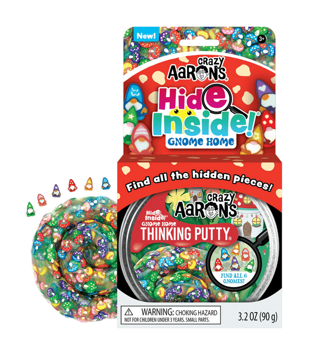 Crazy Aaron's Thinking Putty - Hide Inside - Gnome Home