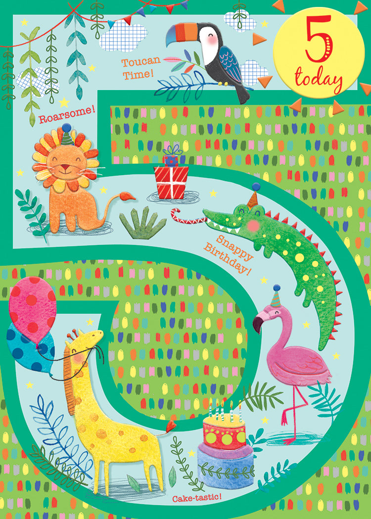 Birthday Card Number 5 Jungleland