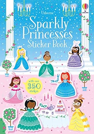 Usborne Sticker Book - Sparkly Princesses