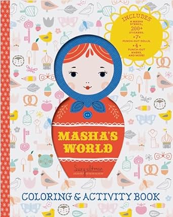 Masha's World Coloring and Activity Book
