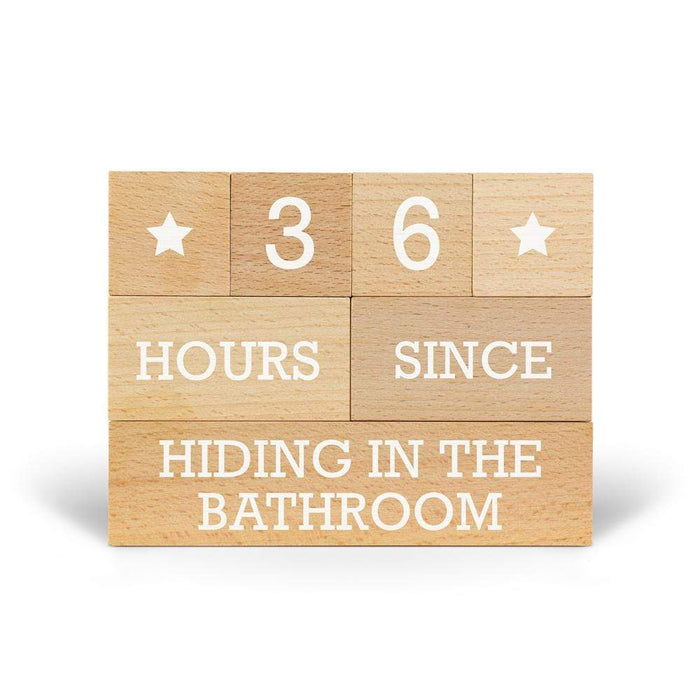 Who's Counting? Parenting Wooden Countdown Blocks