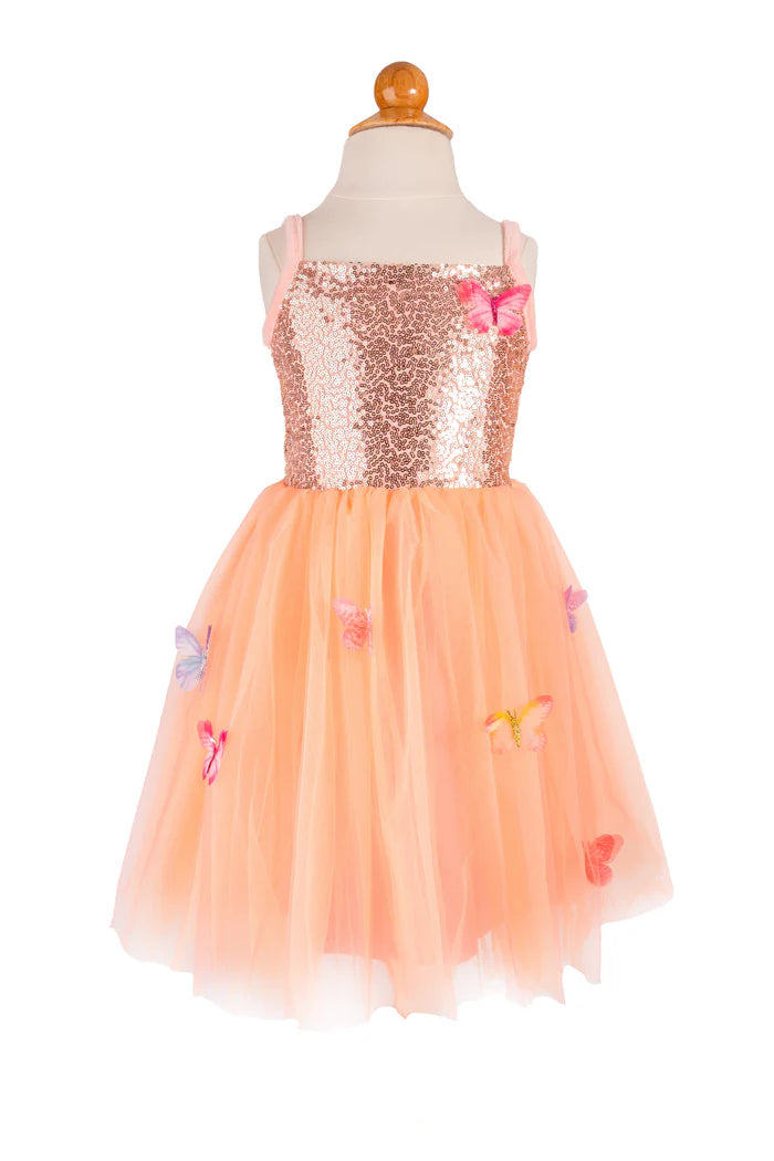 Great Pretenders Butterfly Bliss Dress, Peach - Various Sizes