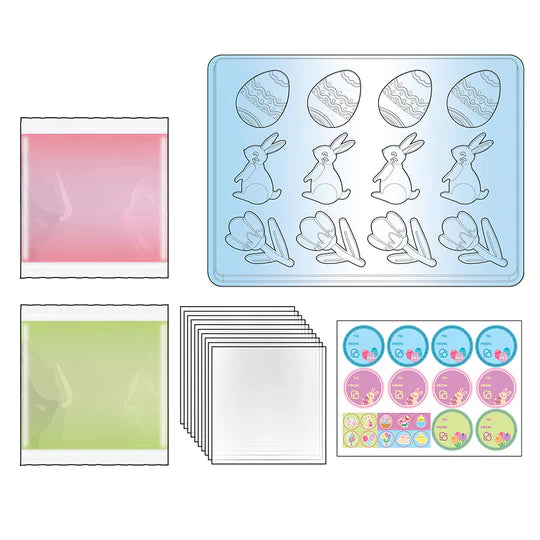 Gummy Card Kit - Bunnies, Eggs, and Tulips