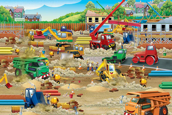 Cobble Hill 35 Piece Floor Puzzle - Construction Zone