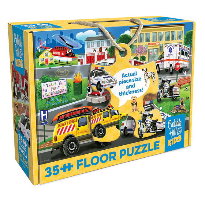 Cobble Hill 35 Piece Floor Puzzle - First Responders
