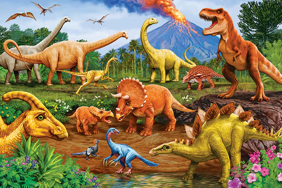 Cobble Hill 35 Piece Floor Puzzle - Dinos