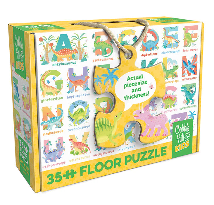 Cobble Hill 35 Piece Floor Puzzle - Dinosaur Alphabet
