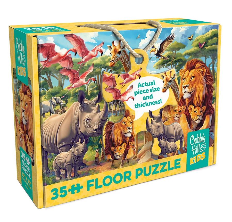 Cobble Hill 35 Piece Floor Puzzle - African Plains