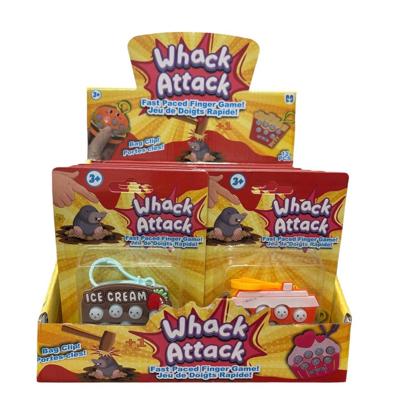 Fast Food Whack-Attack Game - Bag Clip