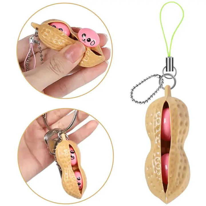 Peanut Squeeze Keychain