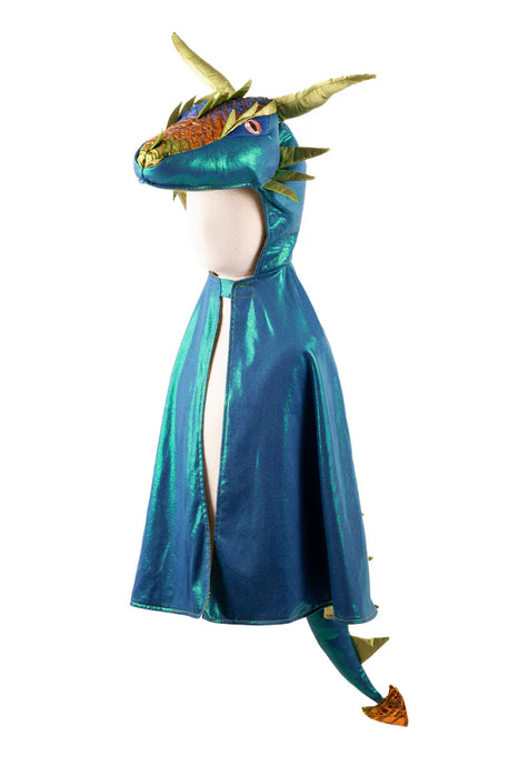 Great Pretenders Emerald the Metallic Dragon Cape SZ 3-4