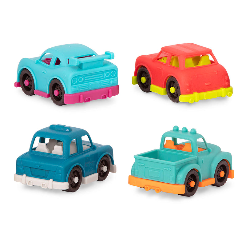 B. Toys Happy Cruisers 4 Mini Vehicles