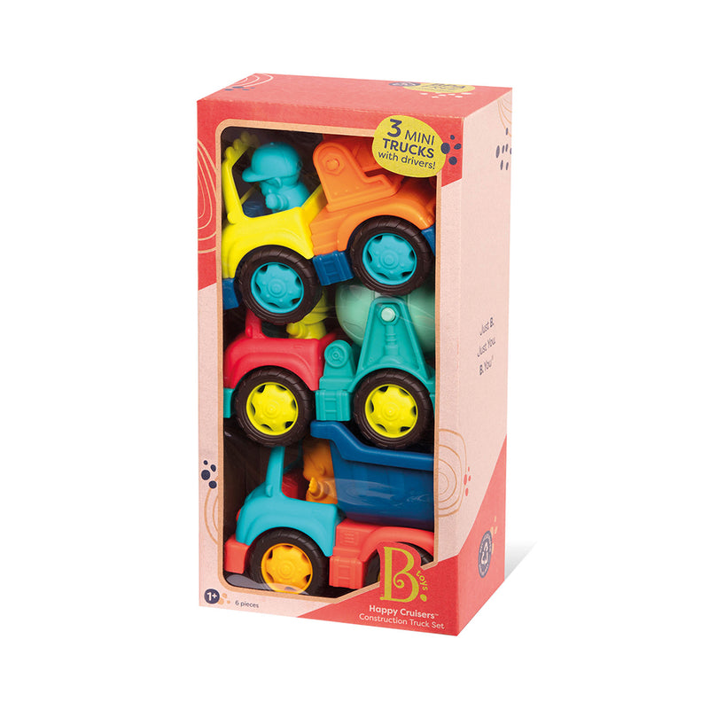 B. Toys Happy Cruisers 3 Little Truck Set