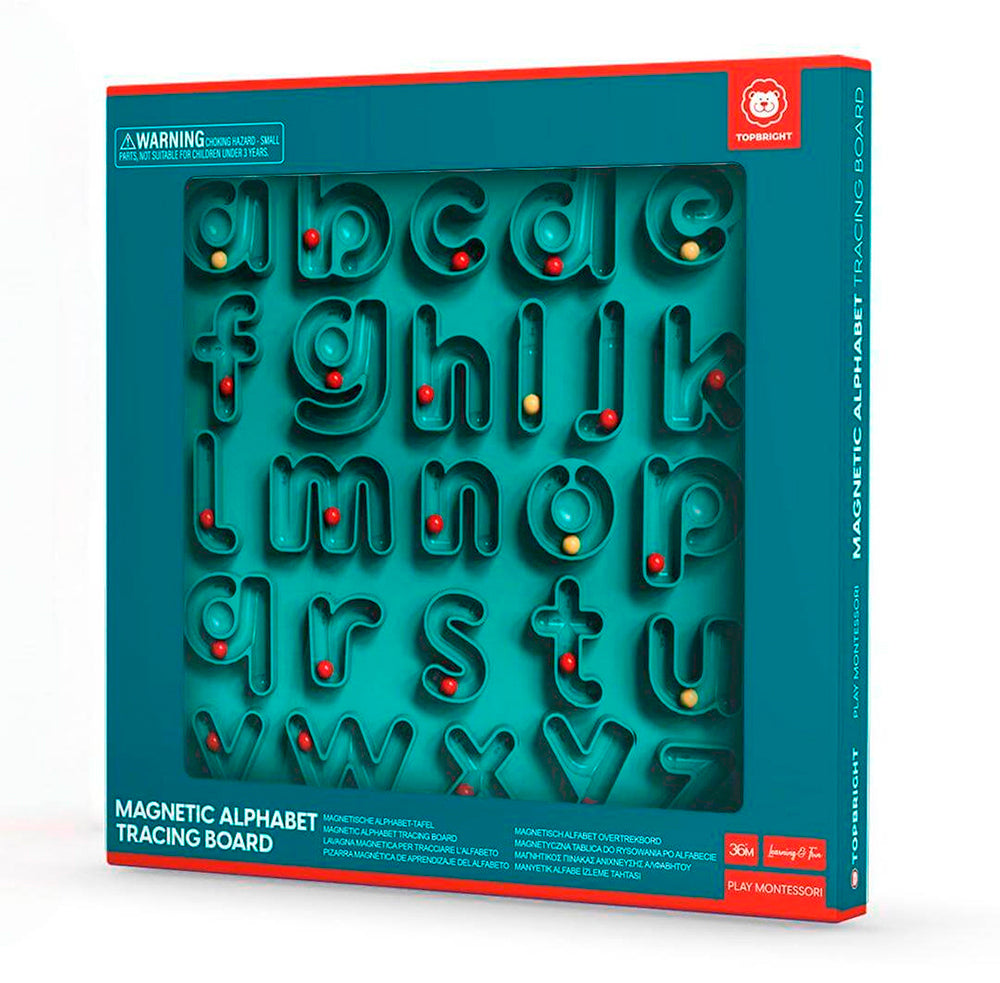 Top Bright Magnetic Alphabet Tracing Board