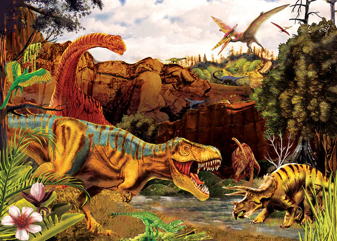 Cobble Hill 35pc Tray Puzzle - Dino Story