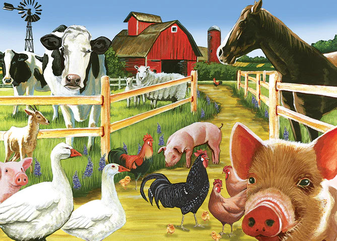 Farmyard Welcome 35pc Tray Puzzle