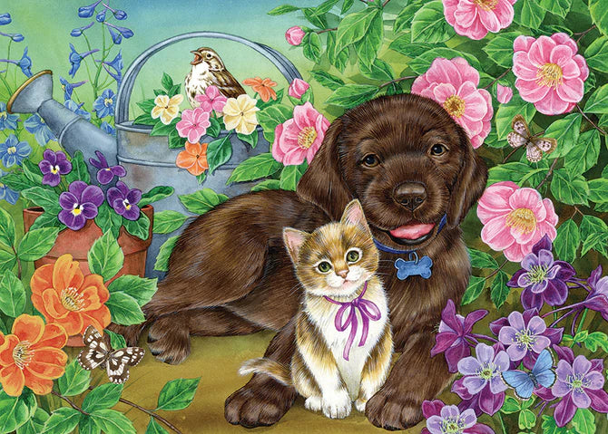 Cobble Hill 35pc Tray Puzzle - Calico and Chocolate