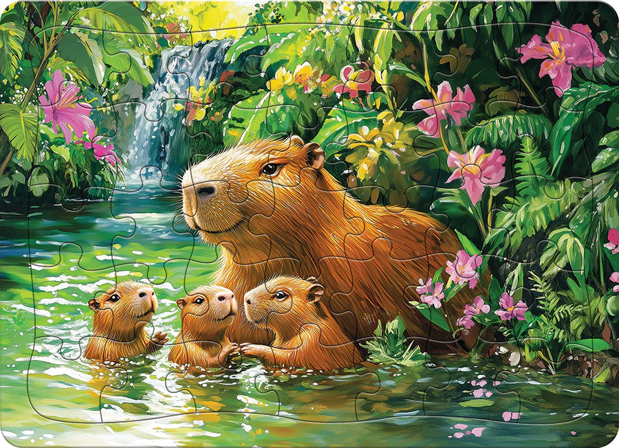 Cobble Hill 35pc Tray Puzzle - Capybaras