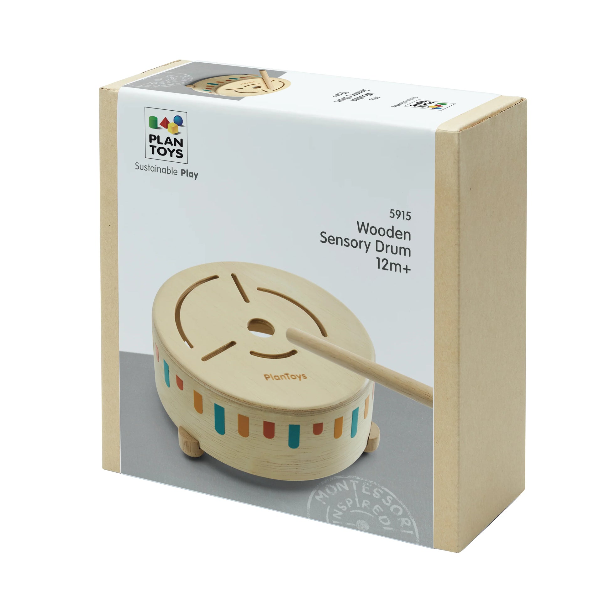 Plan Toys Wooden Sensory Drum