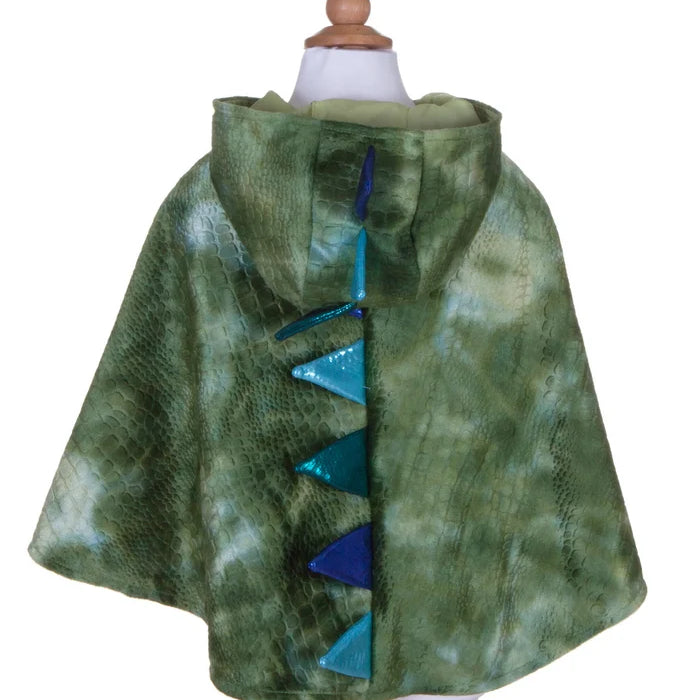 Great Pretenders Dragon Toddler Cape, Geeen/Blue SZ 2-3T