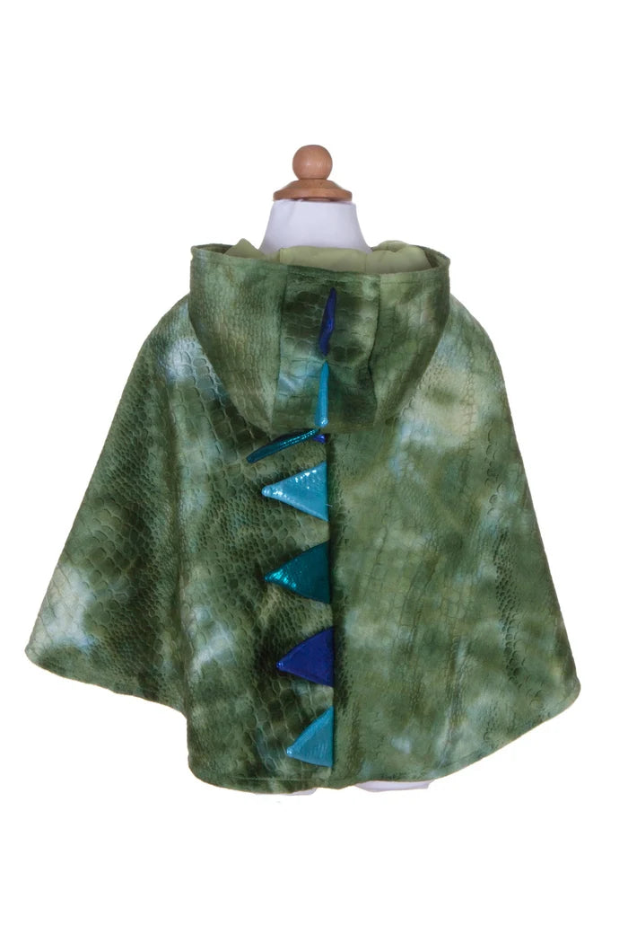 Great Pretenders Dragon Toddler Cape, Geeen/Blue SZ 2-3T