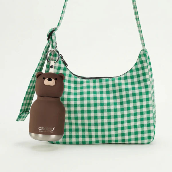 Asobu Mini Bestie Bottle Bag Charm - Brown Bear