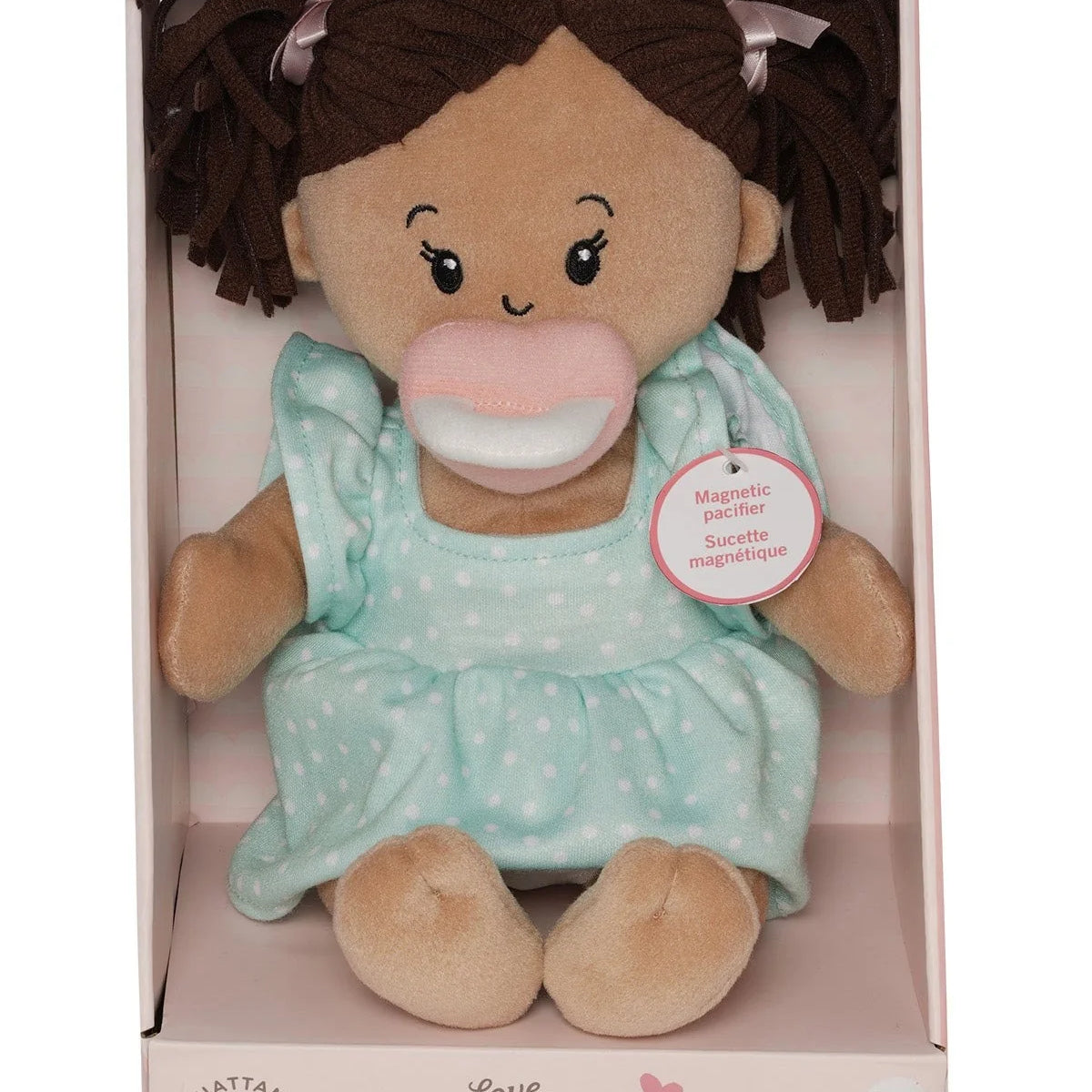Love, Stella Doll Light Beige with Brown Pigtails