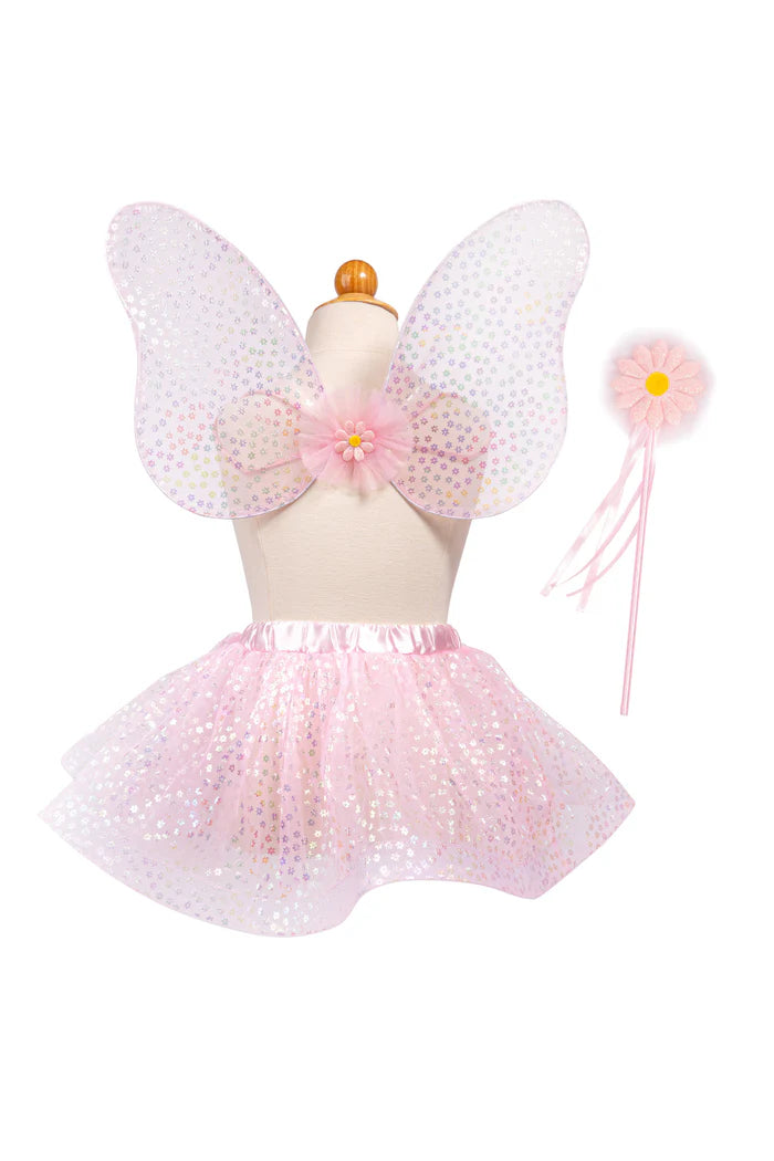 Great Pretenders Crazy for Daisies Tutu, Wand, and Wings Set SZ 4-6