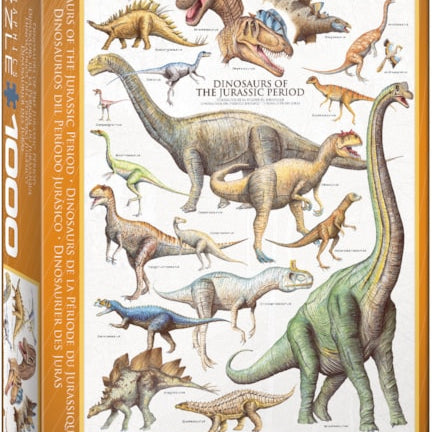 Eurographics 1000 Piece Puzzle - Dinosaurs of the Jurrassic Period