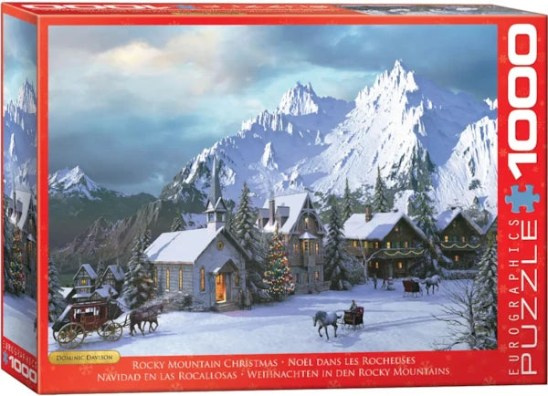 Eurographics 1000 Piece Puzzle - Rocky Mountain Christmas