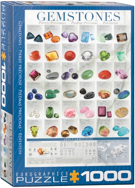 Eurographics 1000 Piece Puzzle - Gemstones