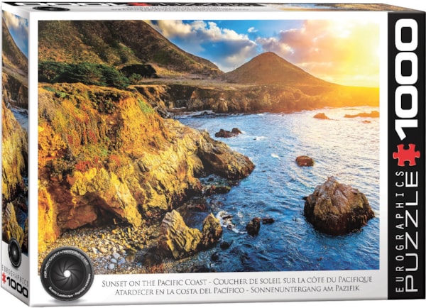 Eurographics 1000 Piece Puzzle - Sunset on the Pacific Coast