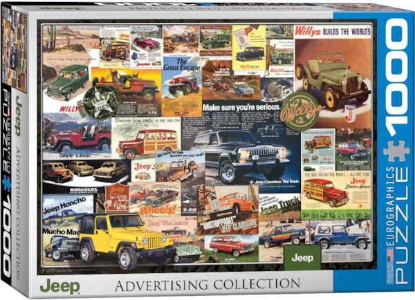 Eurographics 1000 Piece - Jeep Advertising Collection