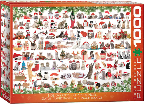 Eurographics 1000 Piece Puzzle - Holiday Cats