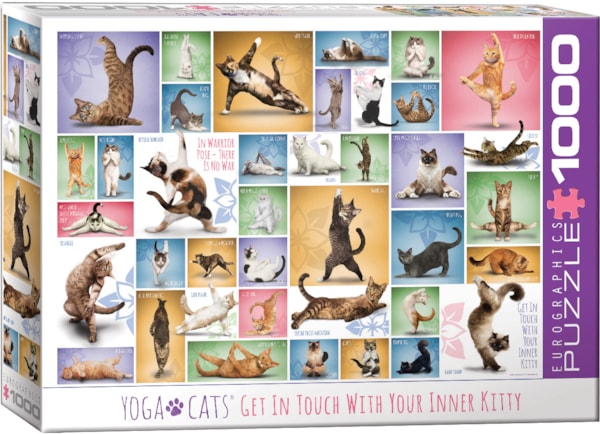 Eurographics 1000 Piece Puzzle  - Yoga Cats