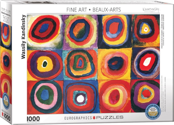 Eurographics 1000 Piece Puzzle  - Colour Study of Squares